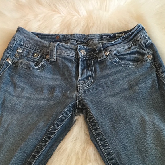 Miss me Sz 27 JP5616B Boot Jeans - Picture 3 of 7